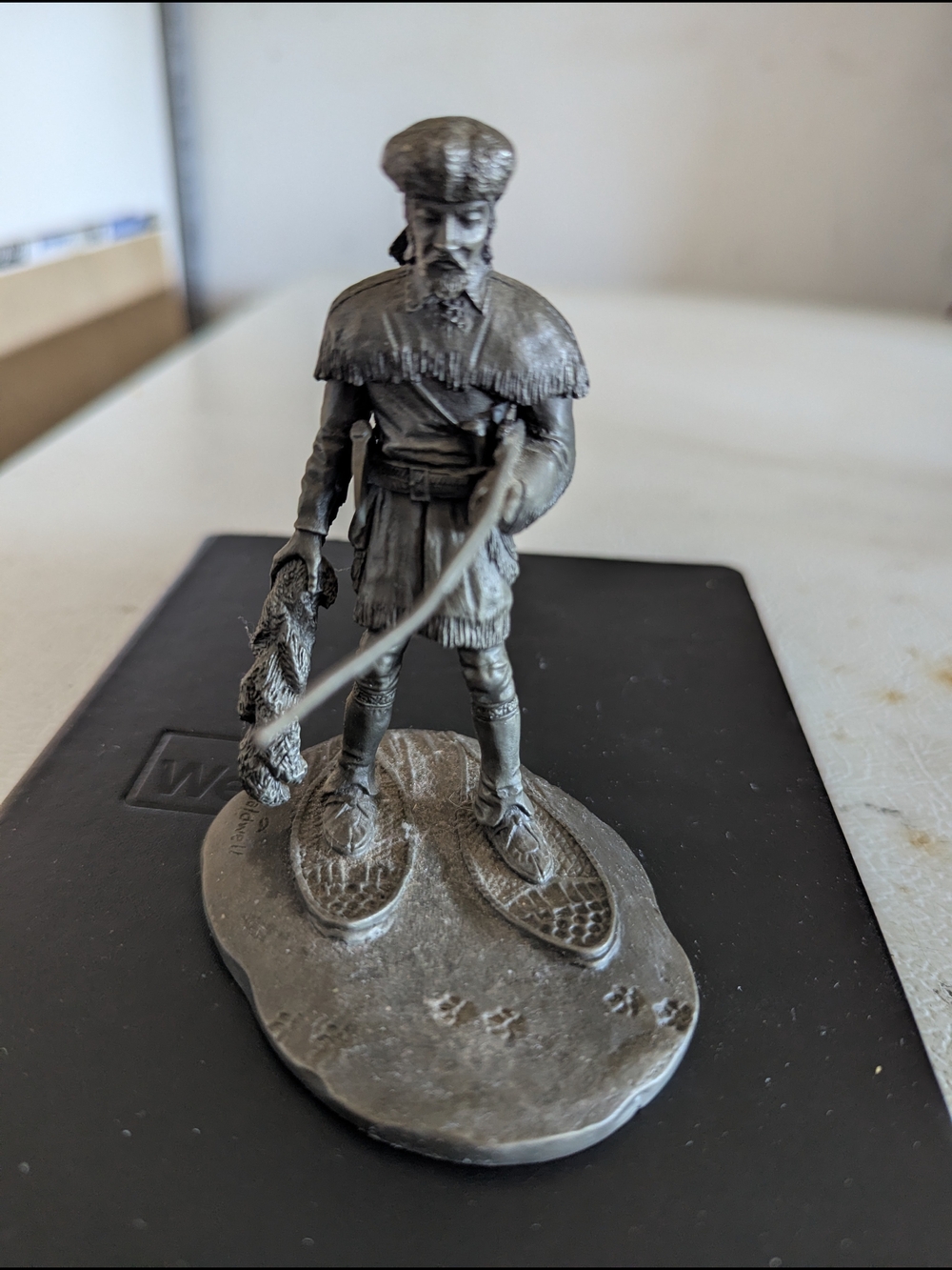 Vintage Franklin Mint People Of Canada Pewter Fur Trapper Figurine